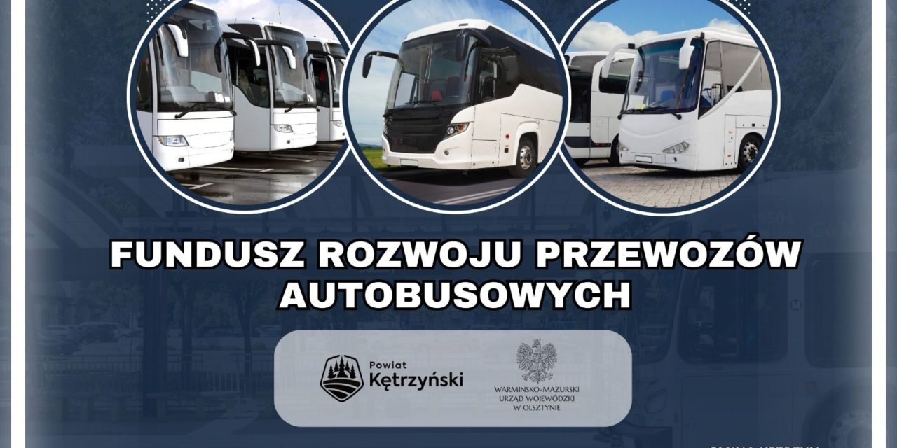 Rekordowe wsparcie dla komunikacji w powiecie kętrzyńskim: 1,569 mln zł na rozwój połączeń autobusowych