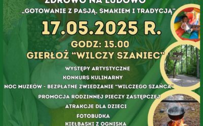 Powiatowa majówka na terenie Wilczego Szańca.