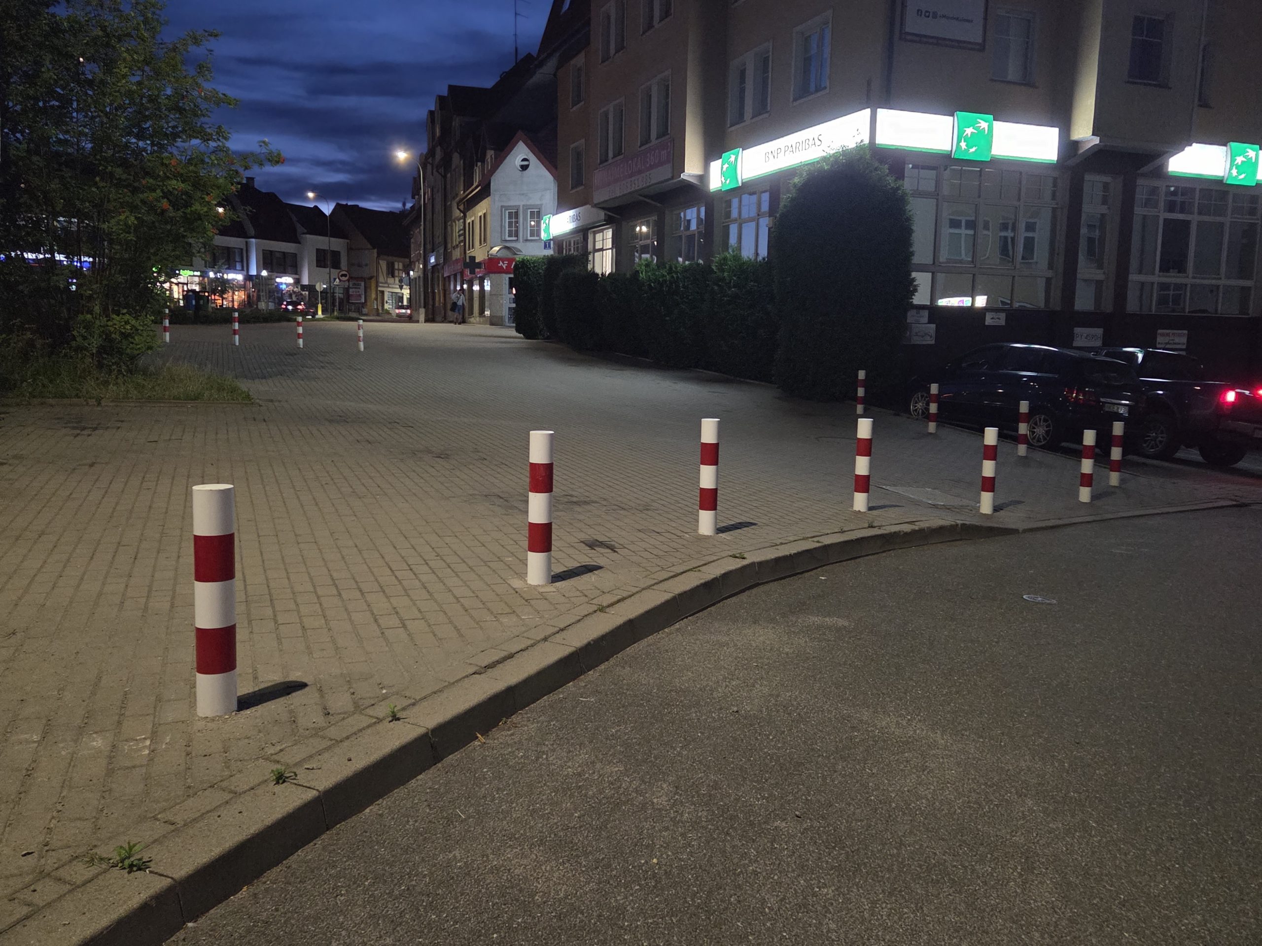 Zamknięty parking w Kętrzynie