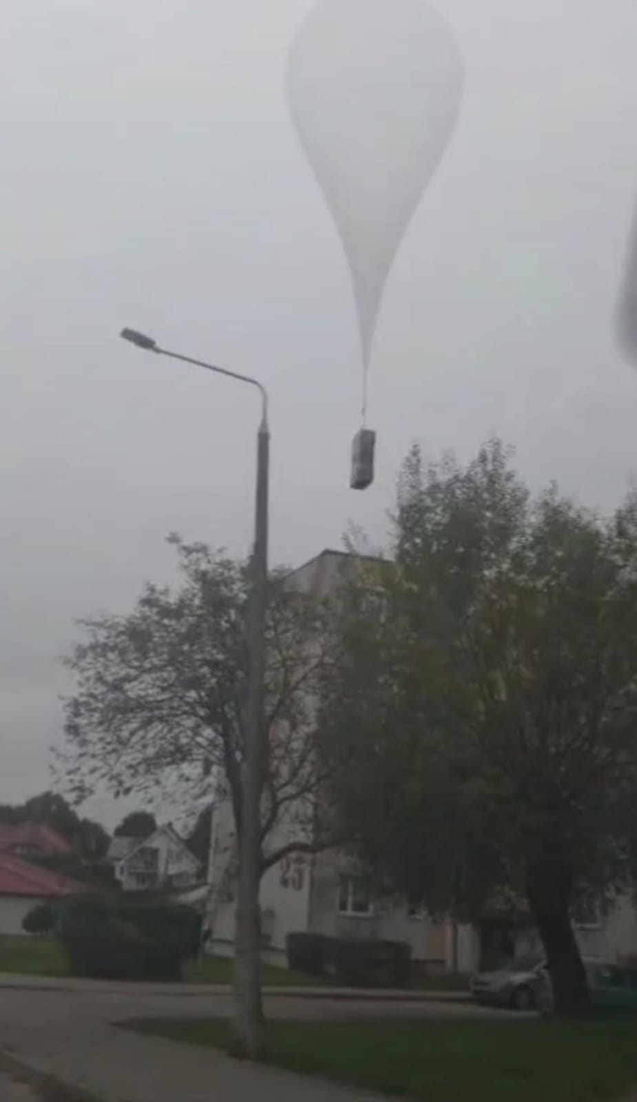 Balon Bartoszyce Bartoszyce balon z papierosami